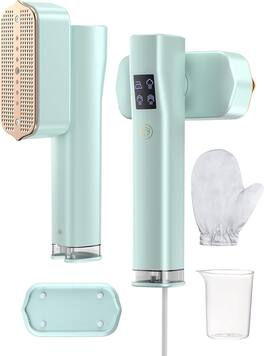 FINEAK - Portable 2-in-1 Steamer for Clothes 15s Fast Heat-up - Green