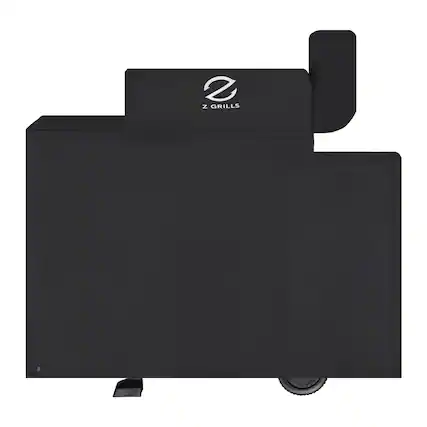 Front. Z GRILLS - Z GRILLS Pellet Grill Cover 55 Inch | Official Genuine | Upgraded 600D Polyester Fabric, Heavy Duty, Weather Resistant,.