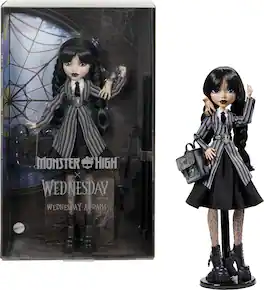 Mattel - Collectible - Monster High X Wednesday - Wednesday Doll - COLLECTIBLES - Multicolor