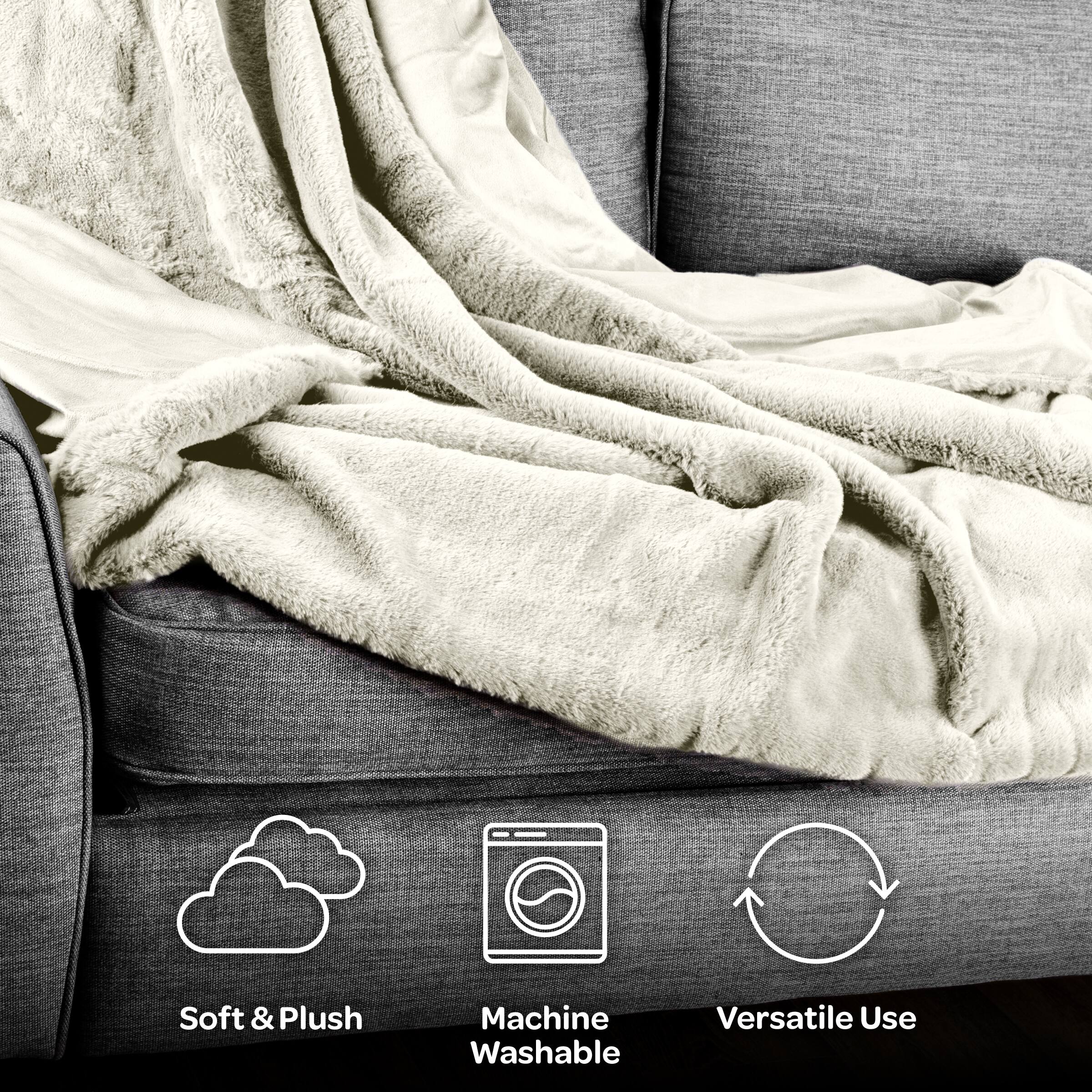 Soft & Plush  
Machine Washable  
Versatile Use