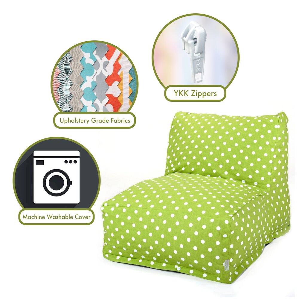 - Upholstery Grade Fabrics
- YKK Zippers
- Machine Washable Cover