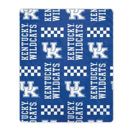 Pegasus - Kentucky Wildcats 50" x 60" Homefield Stacked Logos Ultra Soft Blanket - Multicolor