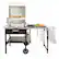 Alt View 17. Cuisinart - Prep 'n Cook Outdoor Table & Grill Stand - Black.