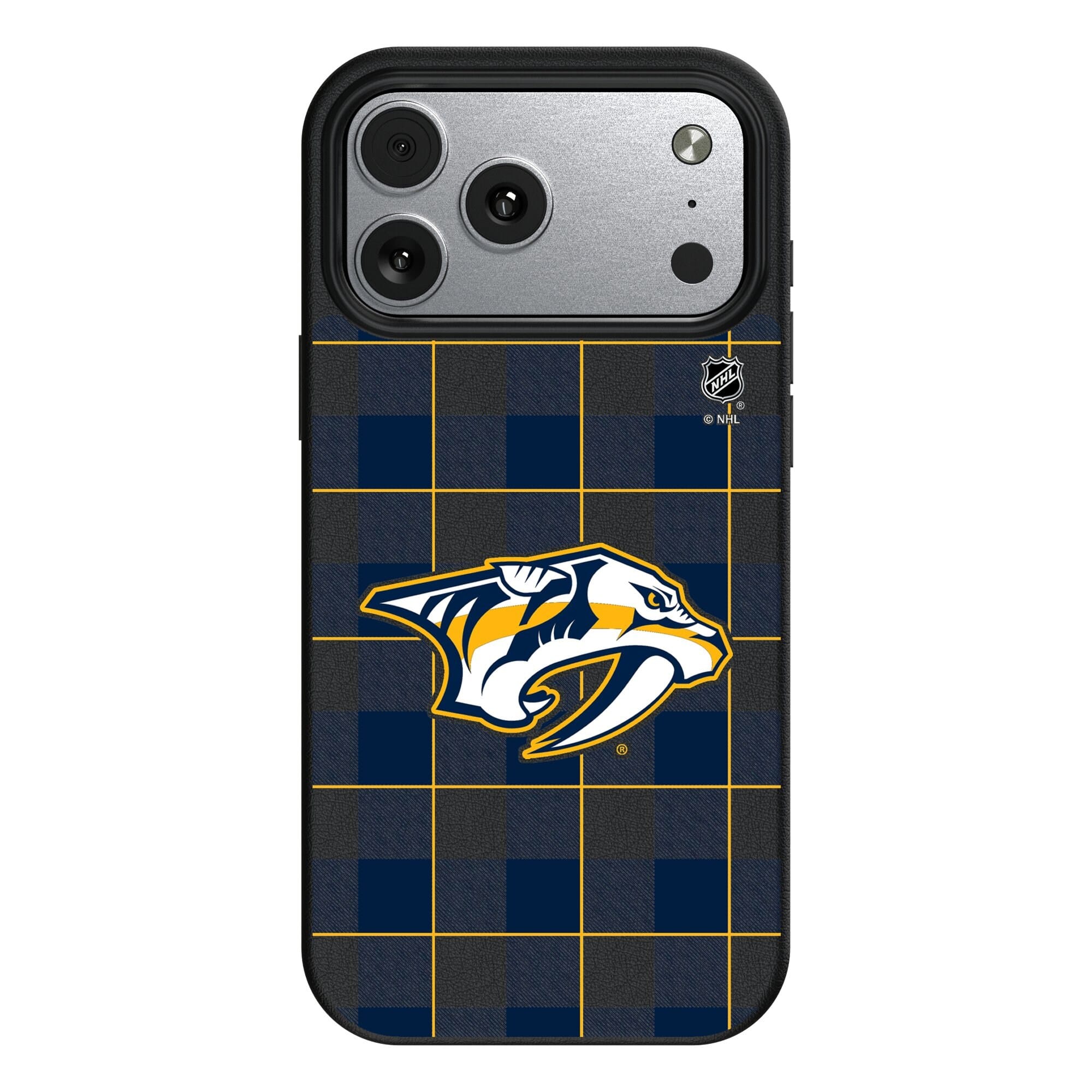 Keyscaper - NHL - Nashville Predators Plaid iPhone Magnetic Bump Case - 17 - Black price history on PriceWatchPro