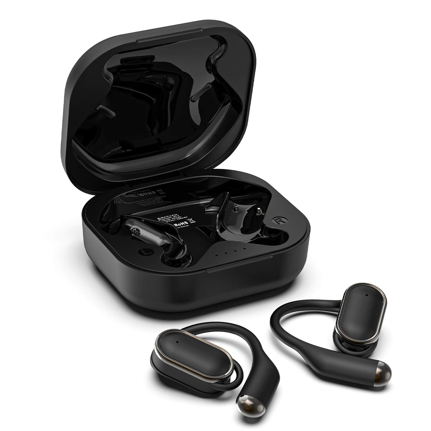 Mybat Pro - Aria Open-Ear True Wireless Headphones - Black