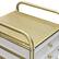 Alt View 13. Honey-Can-Do - 10-Drawer Metal Rolling Storage Cart - Gold.