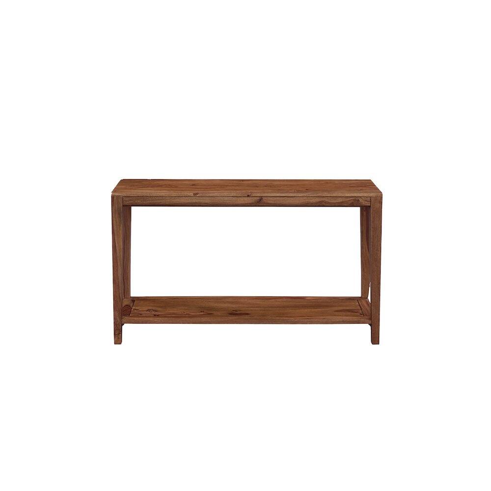 Alt View 1. Porter Designs - Fall River Solid Sheesham Wood Console Table - Natural.