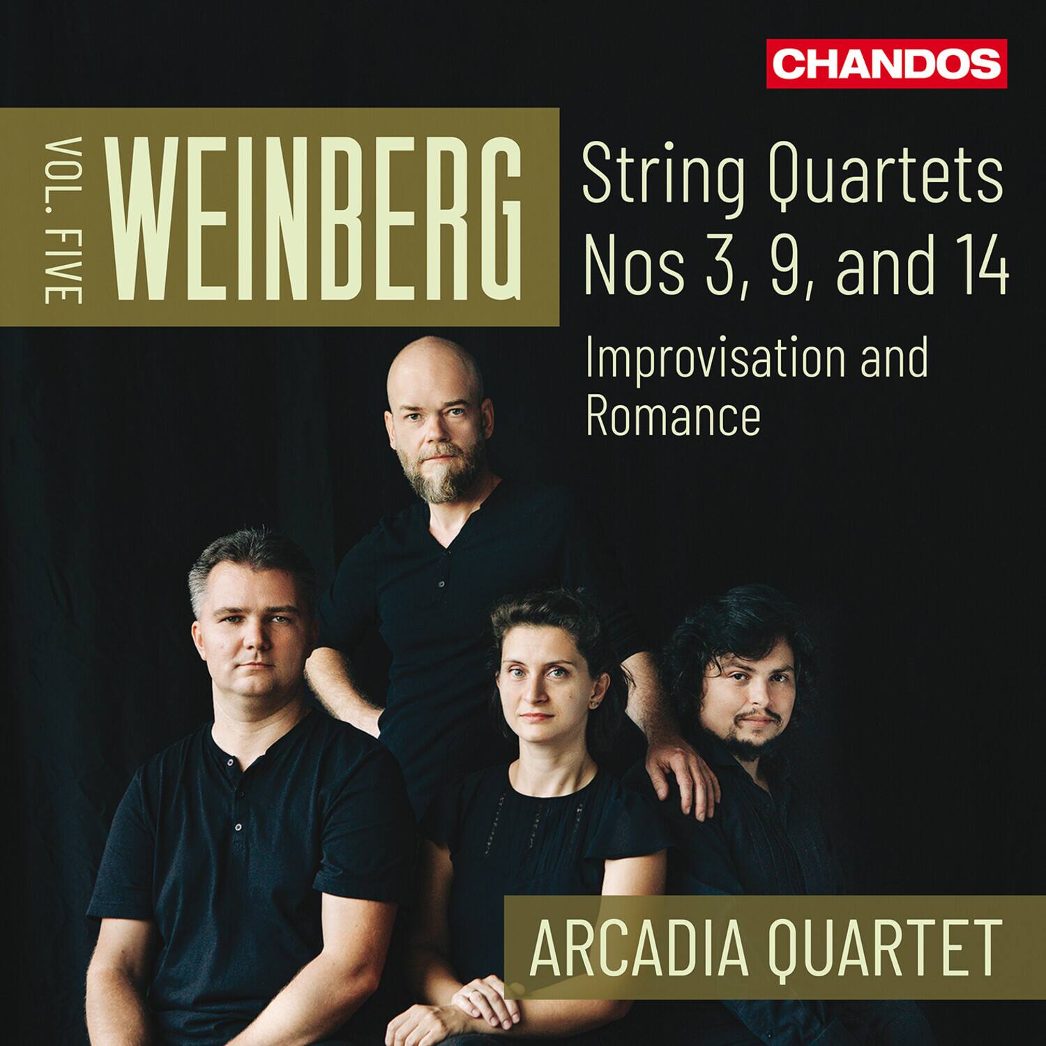 Arcadia Quartet - Weinberg: String Quartets, Vol. 5  - COMPACT DISCS