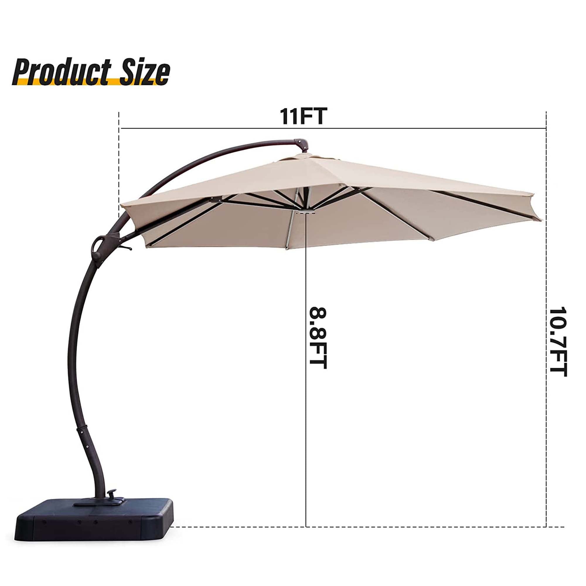 Product Size  
11FT 8.8FT 10.7FT