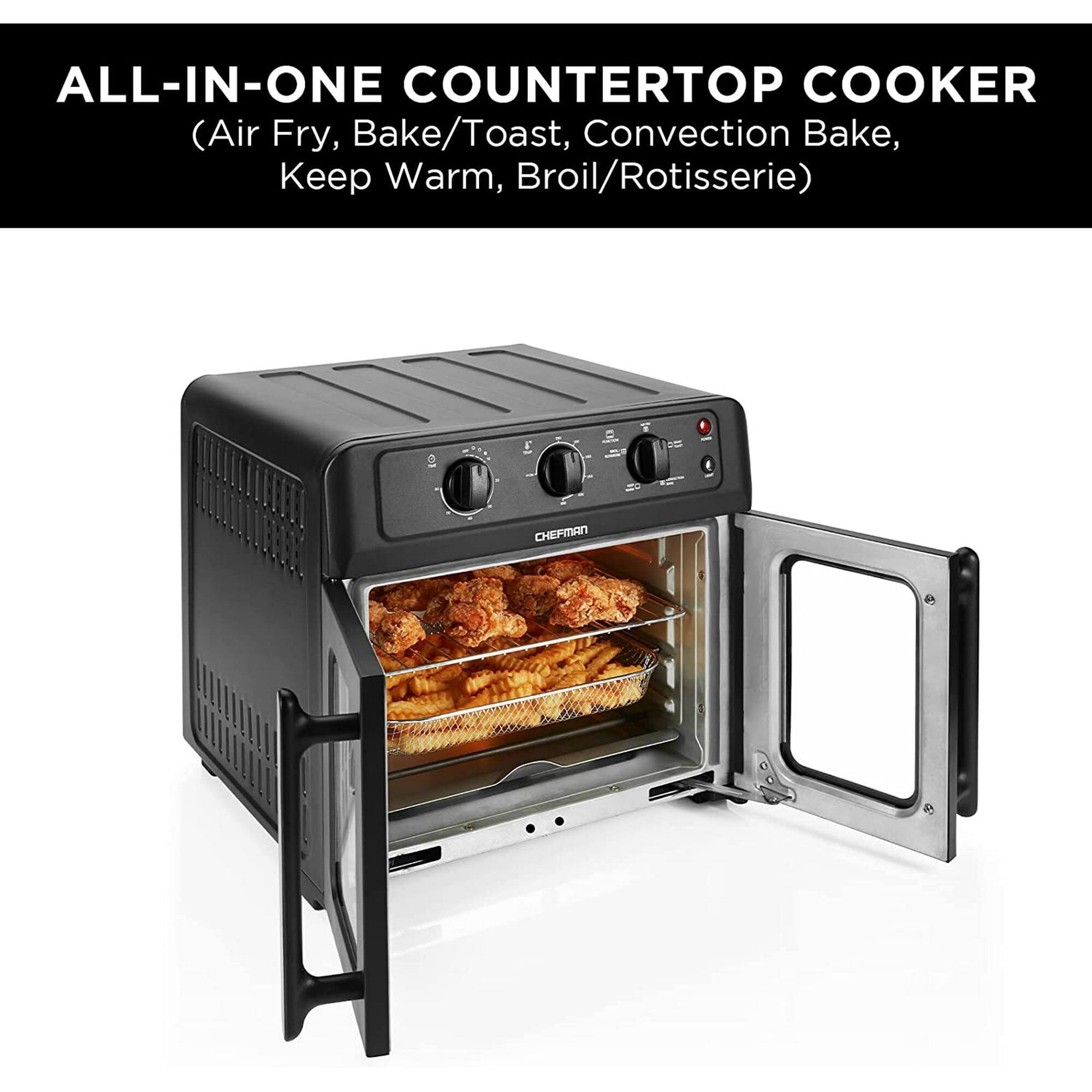 ALL-IN-ONE COUNTERTOP COOKER (Air Fry, Bake/Toast, Convection Bake, Keep Warm, Broil/Rotisserie)