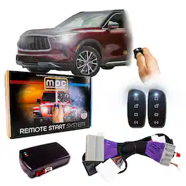 MPC - Remote Start Kit For 2022-2023 Infiniti QX60 | Plug & Play | With 2-Way Remotes - Black