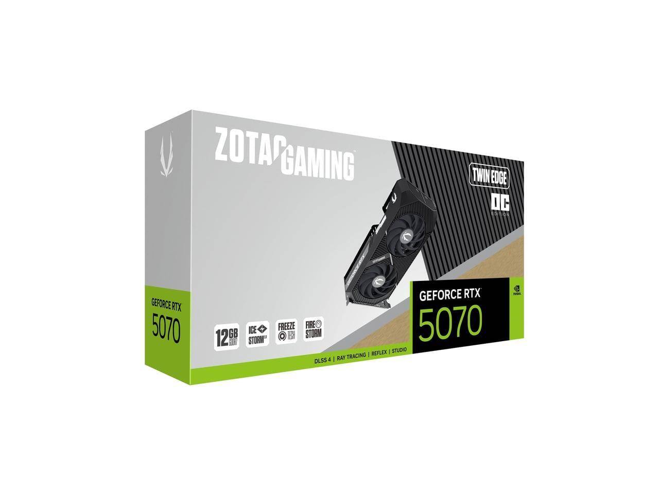 ZOTAC RTX 5070 Twin Edge OC 12GB GDDR7 PCIe 5.0 x16 ATX GPU - Best Buy