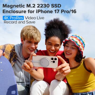 Zike Z850 Magnetic M.2 2230 NVMe SSD Case with USB C, 10 Gbps, 4K Zike Z850 Magnetic M.2 2230 NVMe SSD Case with USB C, 10 Gbps, 4K