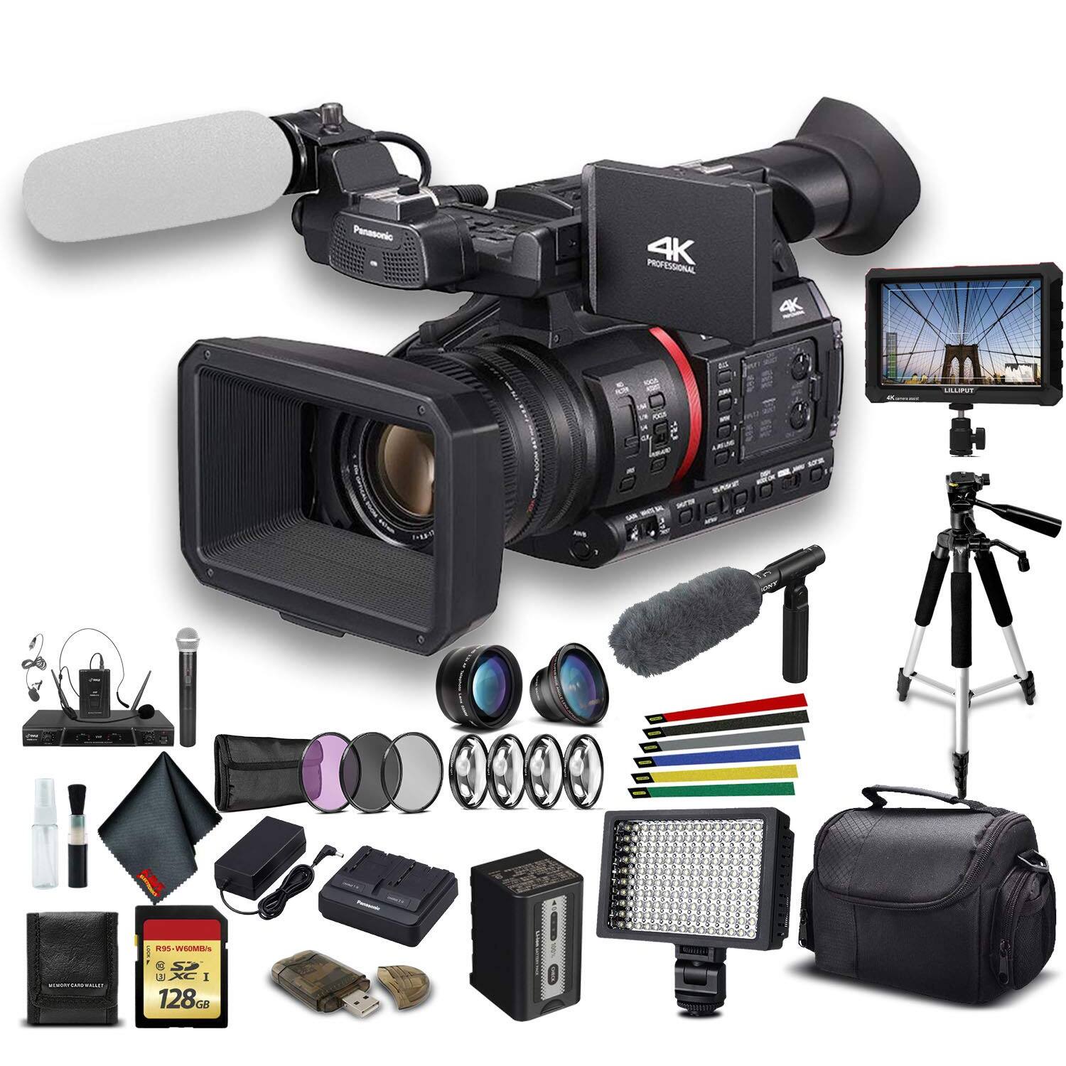 Panasonic 4K Professional 4K Camera with 128GB SD Card