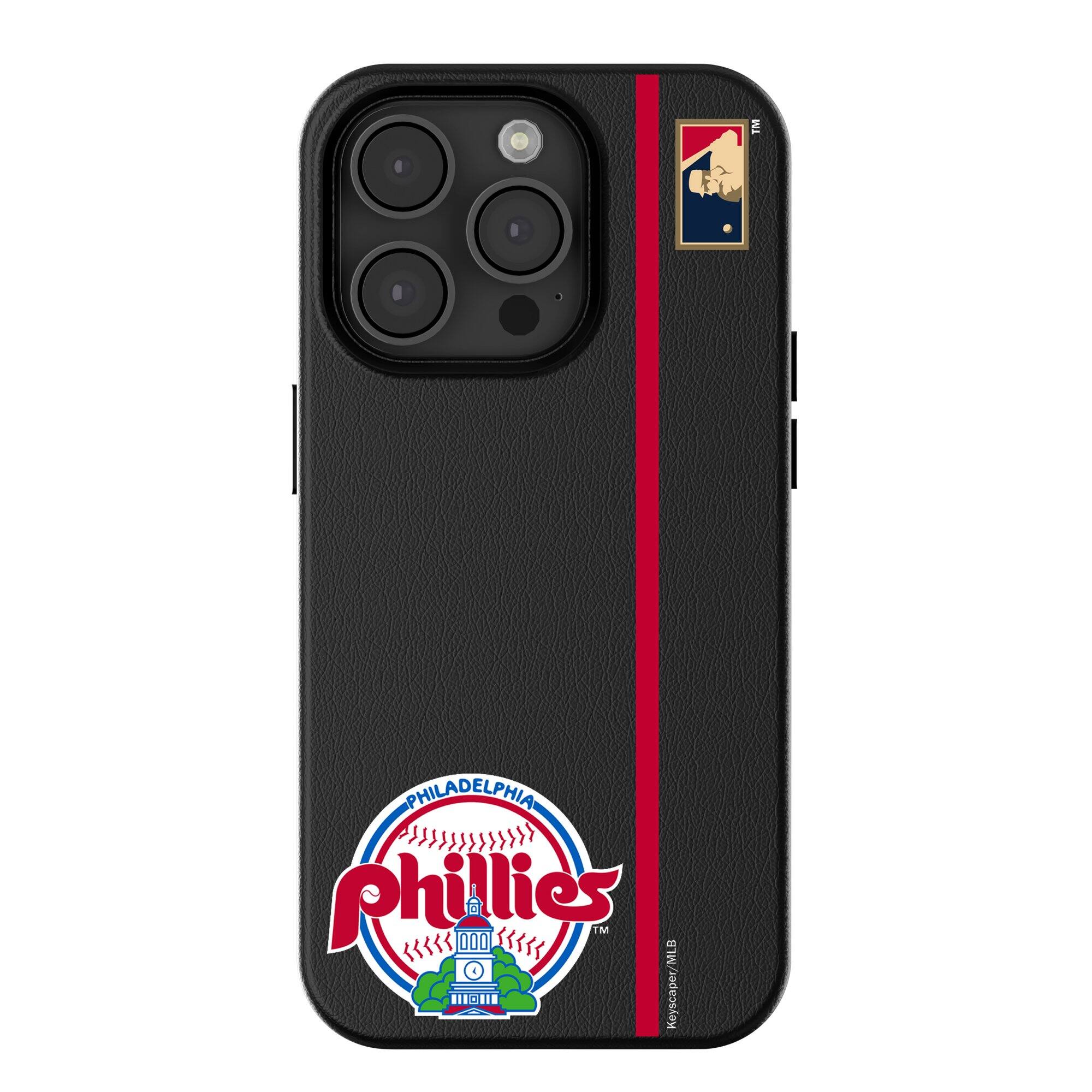 Keyscaper - MLB - Philadelphia Phillies - 1984 Logo iPhone Magnetic Bump Case - 16 - Black price history on PriceWatchPro