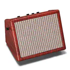 Front. Winado - 20W Electric Guitar Combo Amp, Studio & Practice Amplifier with 5" Speaker for Electric Guitars, Rich, Clean Tone & Head.