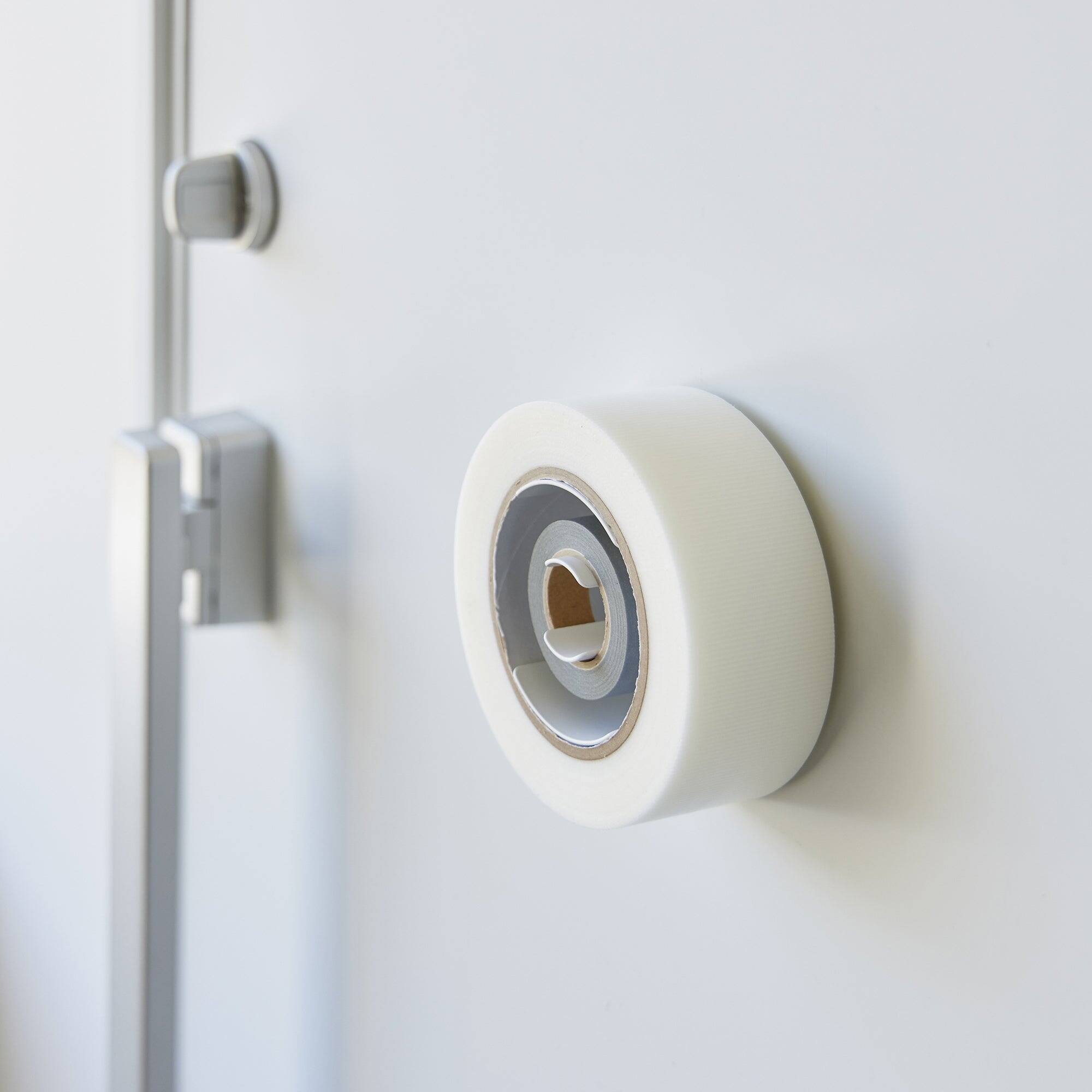 Angle. Yamazaki Home - Magnetic Tape Holder - Steel - White.