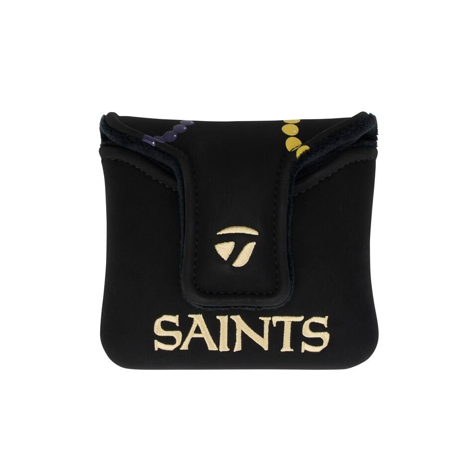 Alt View 1. TaylorMade - New Orleans Saints Mallet Headcover - Black.