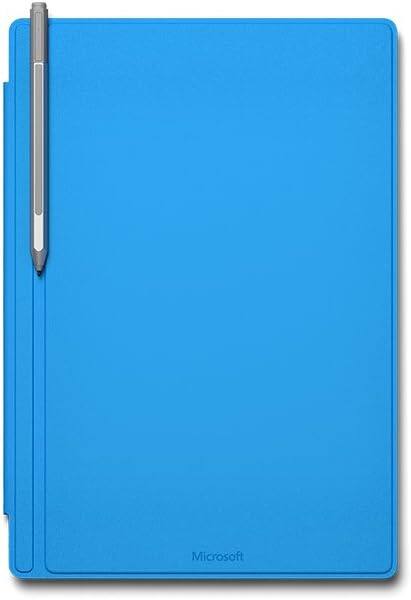 Angle. Microsoft - Microsoft Type Cover for Surface Pro - Bright Blue - Bright Blue.