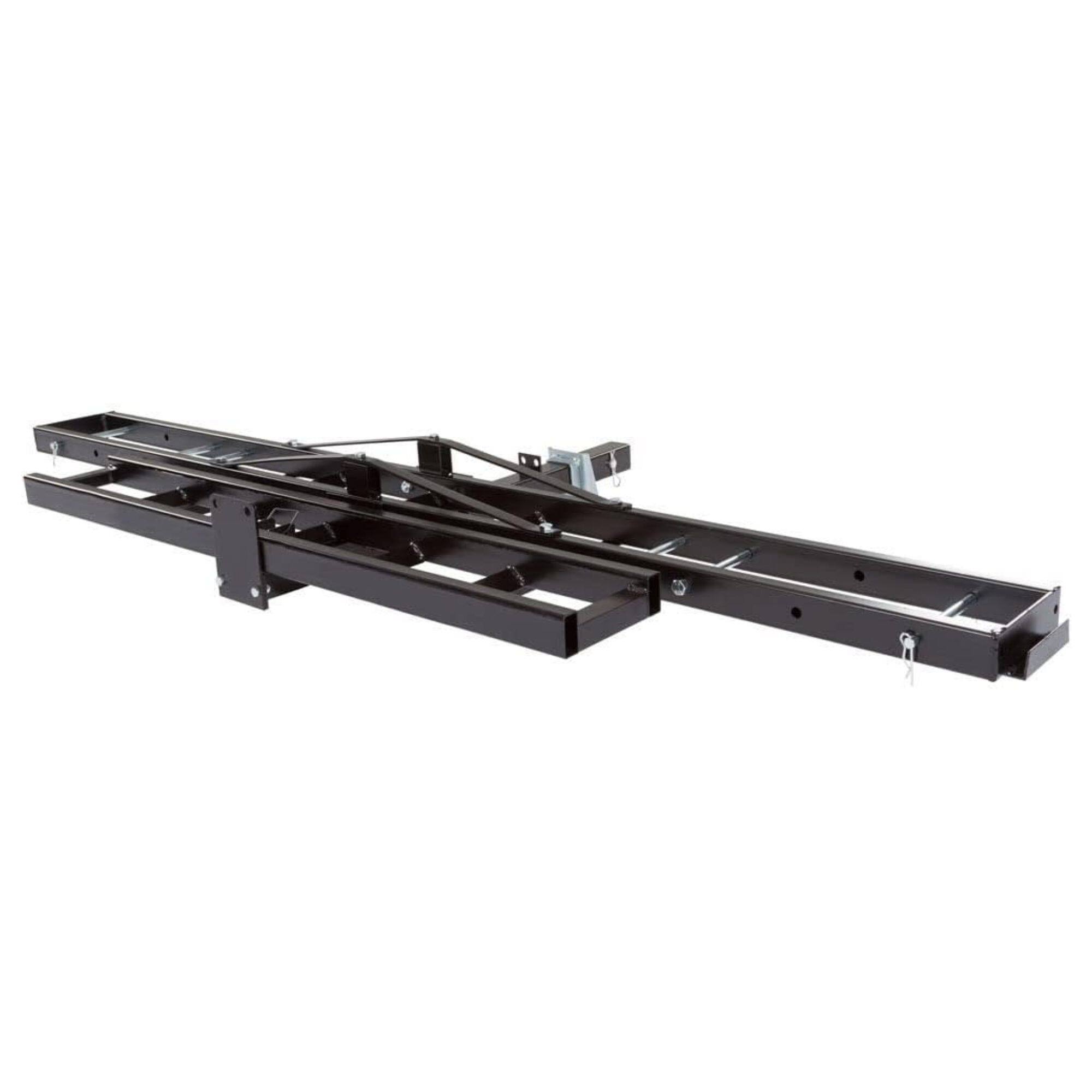 Alt View 5. Black Widow - Black Widow Motorcycle Bike Carrier with Ramp for 2" Hitch, 500 Pound Capacity - Black.