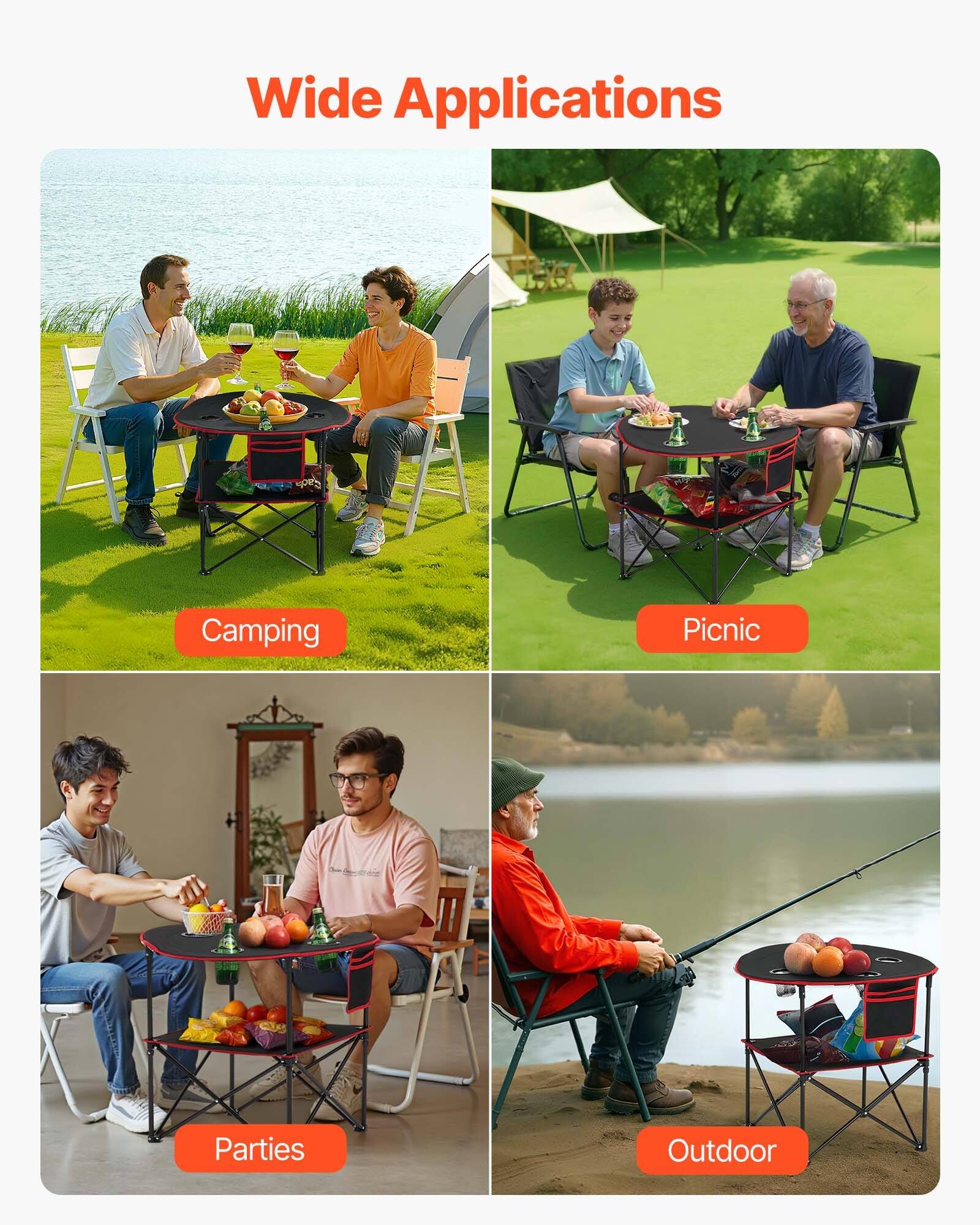 Wide Applications

Camping  
Picnic  
Parties  
Outdoor