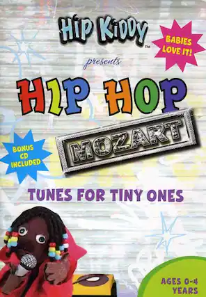 Front. Hip Hop Mozart: Tunes for Tiny Ones - DVD.