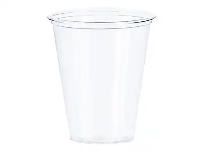 Front. Solo - Cold Cups, 7 Oz., 50/Pack - Ultra Clear.