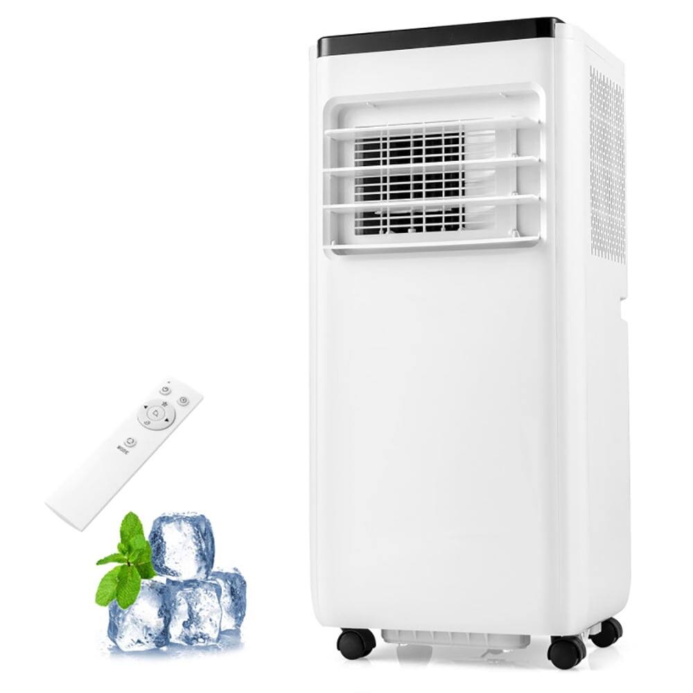 Alt View 2. Resenkos - Air Conditioner, Cooler,8000 BTU Portable Air Conditioner with Remote Control-White - White.