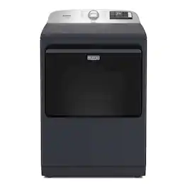 Maytag - 7.4 Cu. Ft. Pet Pro Top Load Gas Dryer with Extra Power and Sanitize Cycle - Midnight Steel