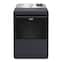 Maytag - 7.4 Cu. Ft. Pet Pro Top Load Gas Dryer with Extra Power and Sanitize Cycle - Midnight Steel