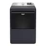 Maytag - 7.4 Cu. Ft. Pet Pro Top Load Gas Dryer with Extra Power and Sanitize Cycle - Midnight Steel