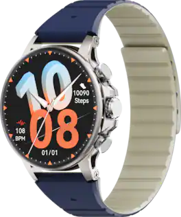 IMIKI - HOLO Ultra Smartwatch with Fitness Tracker, 3D Dynamic Dial, 1.6" AMOLED Display, Answer/Make Call, IP68 Waterproof - Silver - (2025)