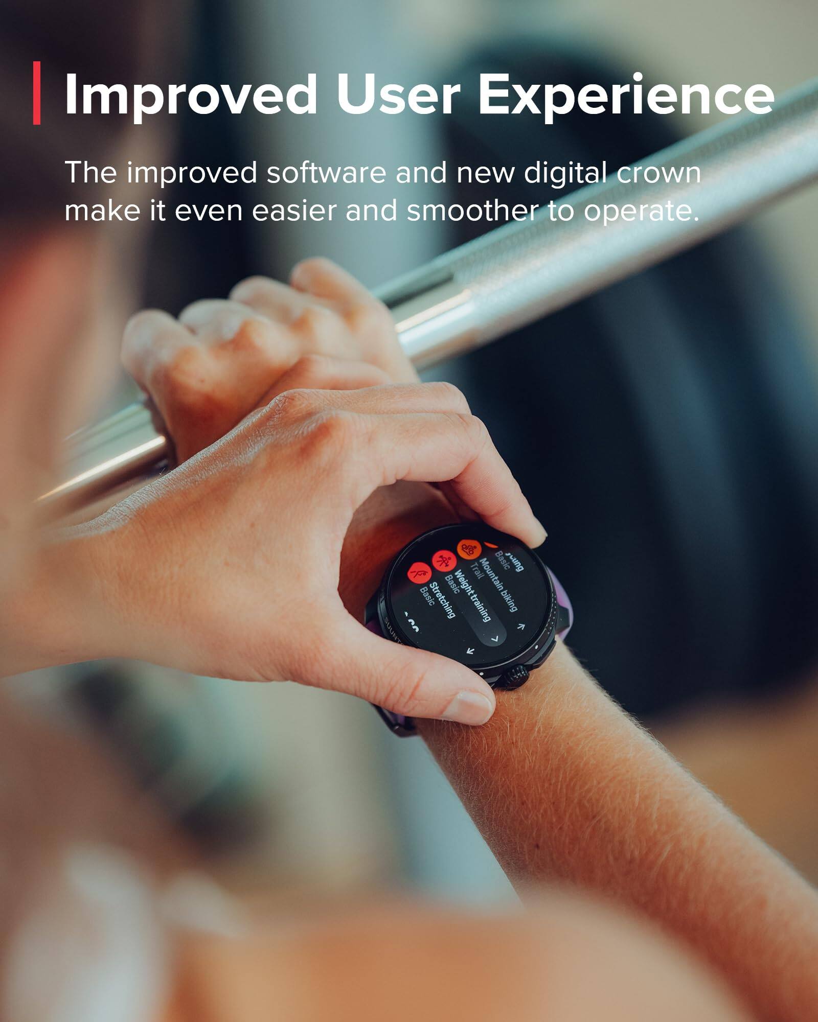 Improved User Experience

The improved software and new digital crown make it even easier and smoother to operate.