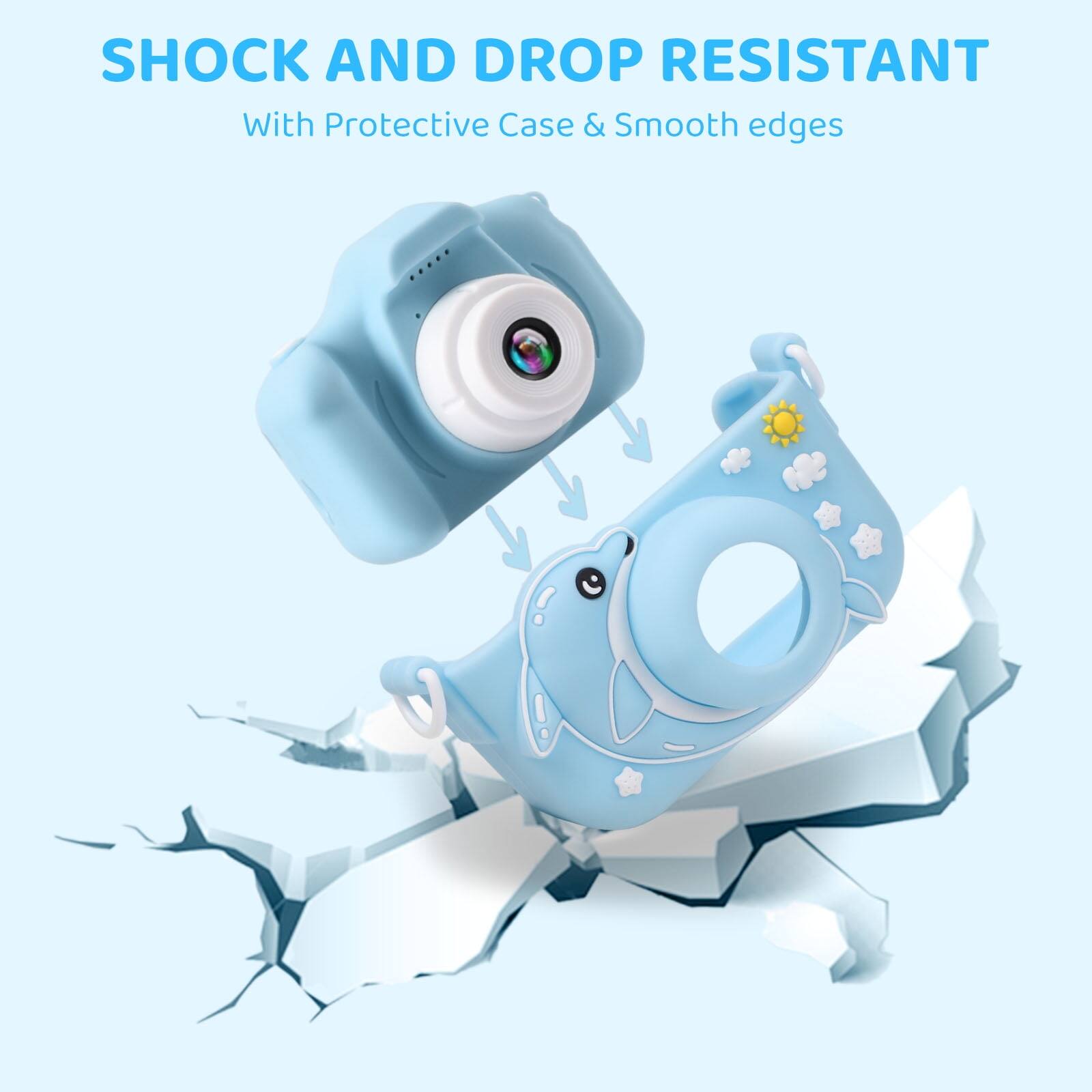 SHOCK AND DROP RESISTANT  
With Protective Case & Smooth edges