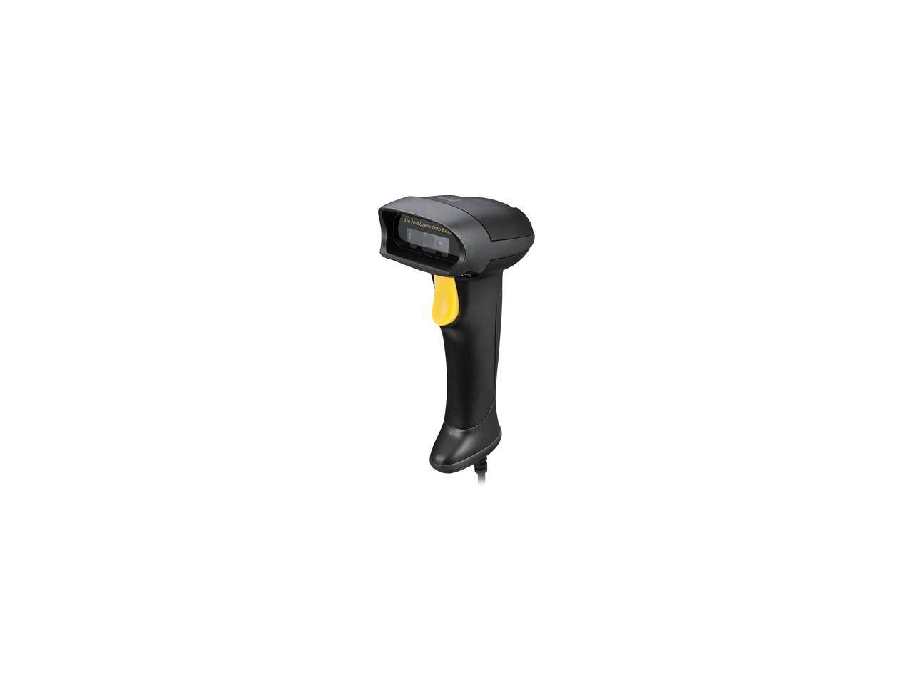 Alt View 1. Adesso - Adesso NuScan 2500TU Heavy Duty Long Range 1D/2D Scanner, USB, Spill Resistant, Antimicrobial, Drop Proof - Black.