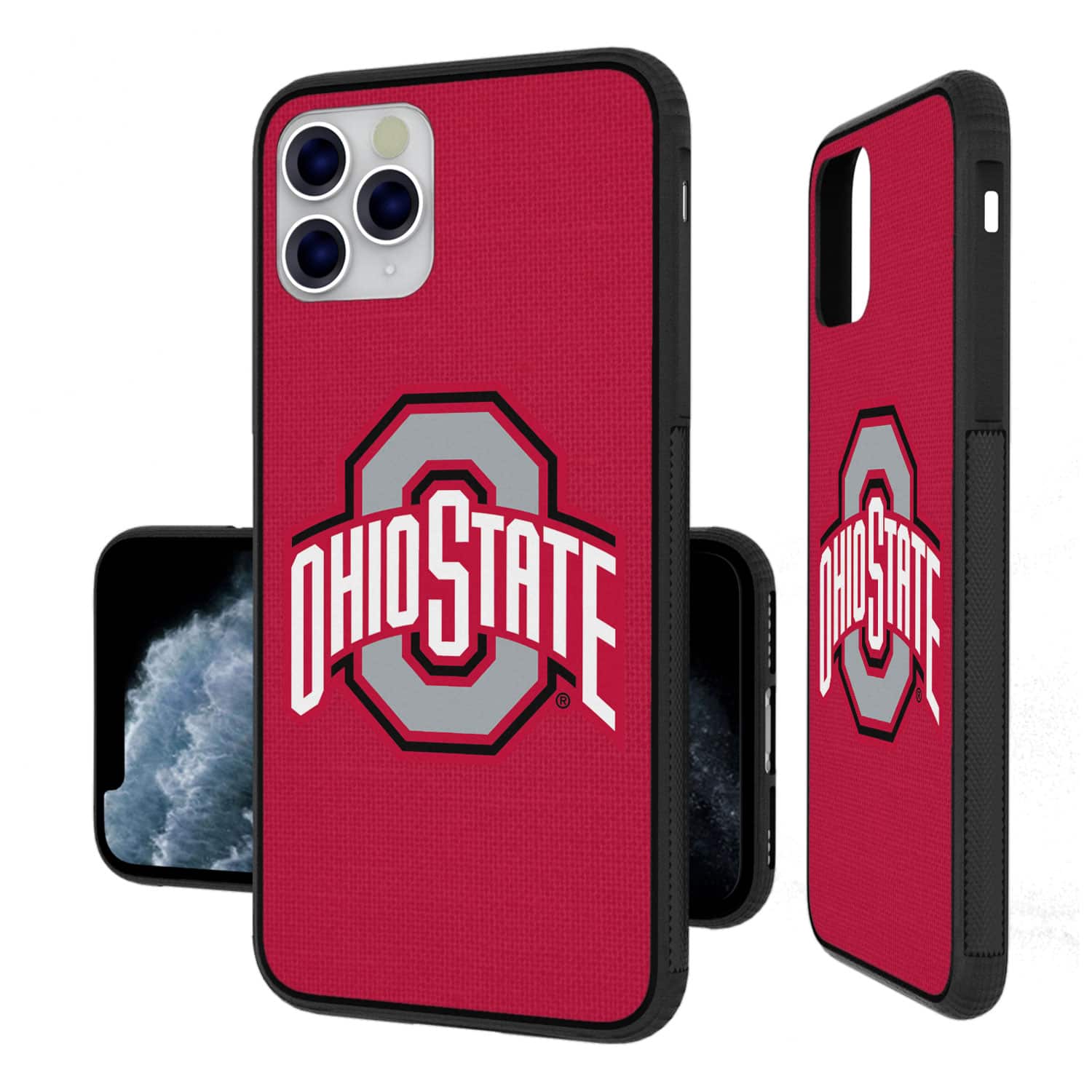 Keyscaper - Ohio State Buckeyes iPhone Solid Design Bump Case - 13 Pro - Multicolor