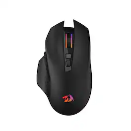 REDRAGON - M656 MAX 3-Mode Wireless RGB Gaming Mouse 10000 DPI Remapping Keys - Wireless - Black