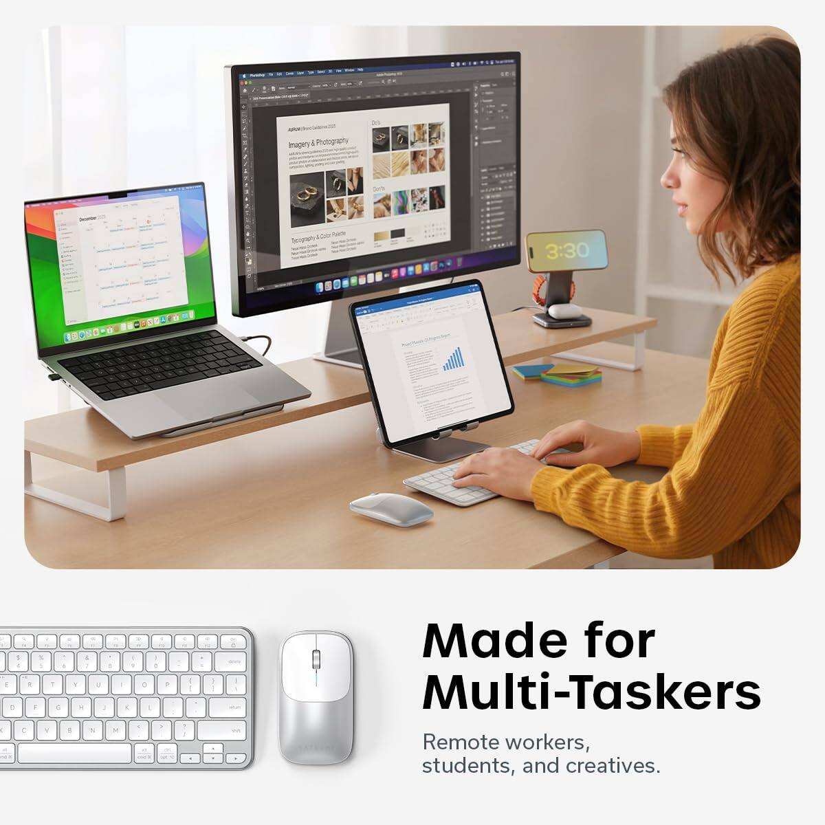 N - Imagery & Photography a GR Supply  
3:30 A.M.  
Made for Multi-Taskers  
Remote workers, students, and creatives.