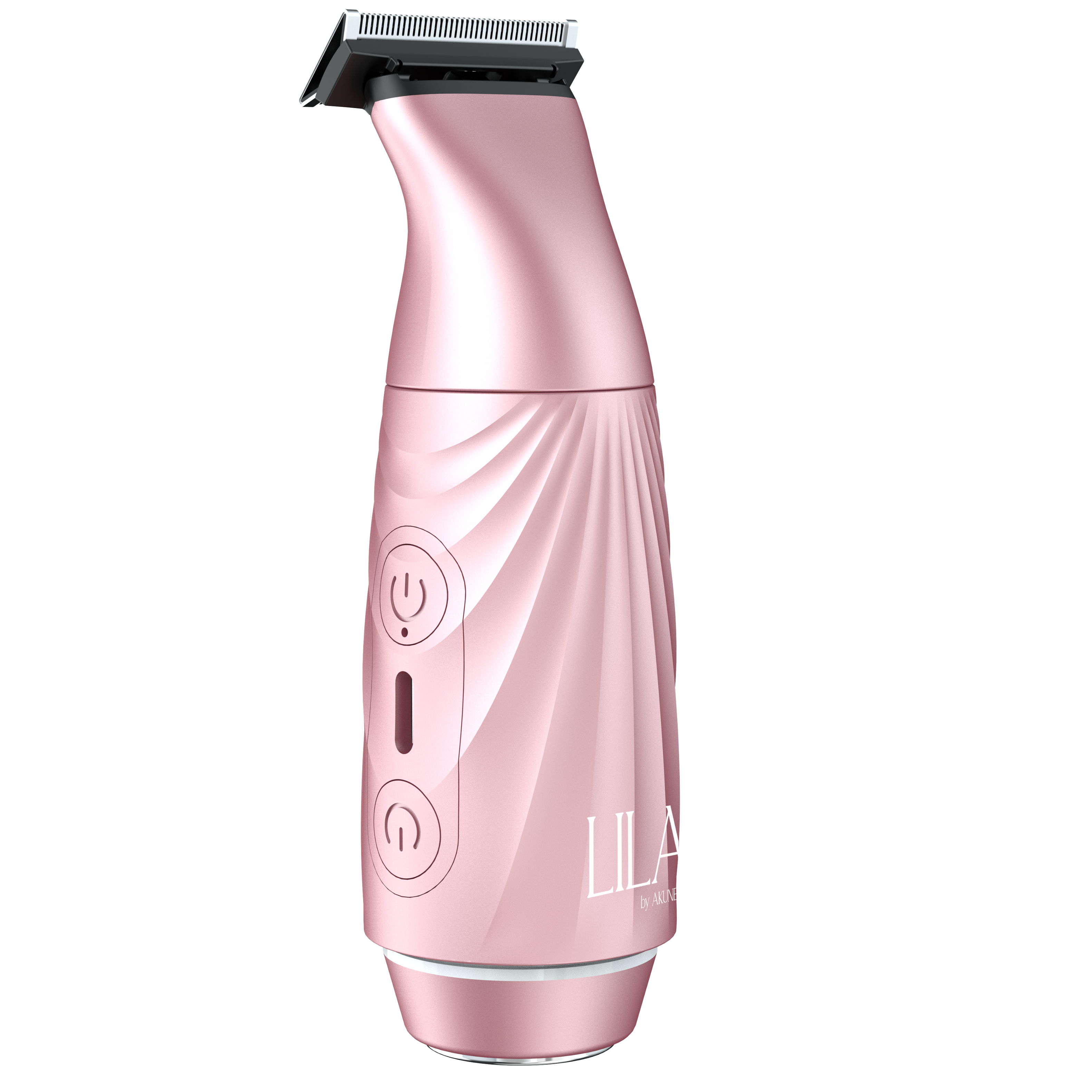 Lila - by AKUNBEM Pearl P1 Pro 2-in-1 Women's Bikini Trimmer & Shaver, IPX6 Waterproof, Pink