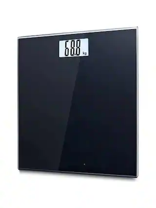 Front. Stamp n Camp - Body weight scale tempered glass platform, highly accurate, 3.6 LED Display, Advanced Technology, User-Friendly Enhanced - Standard Weight Scale.