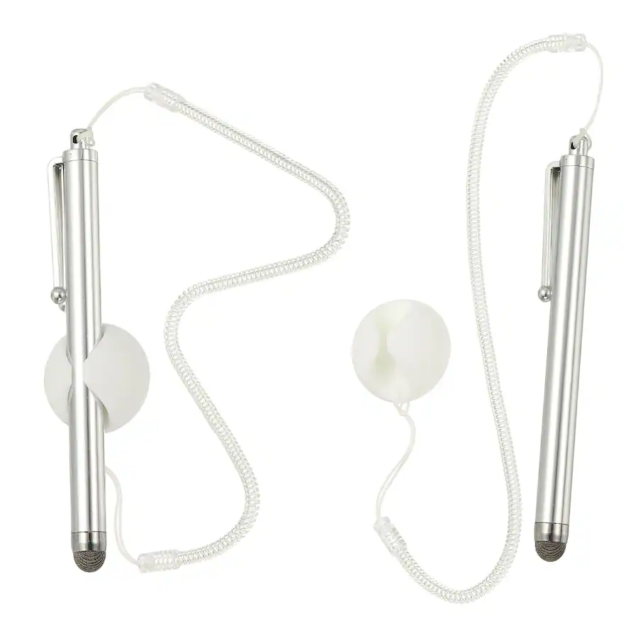 Pen Spring Rope Unique Bargains 2pcs Screen Capacitive Pen with Spring Rope Fixing Dock ...