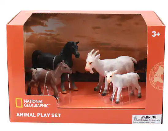 3+
NATIONAL GEOGRAPHIC
ANIMAL PLAY SET
WARNING: CHOKING HAZARD - Small parts. Not for children under 3 years.