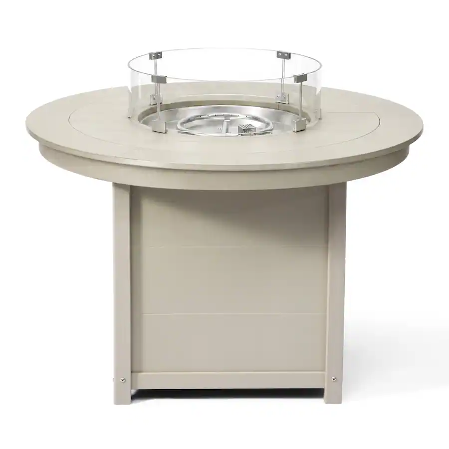WestinTrends Helios 47" Modern Outdoor Patio Propane Gas Round Fire Pit ...