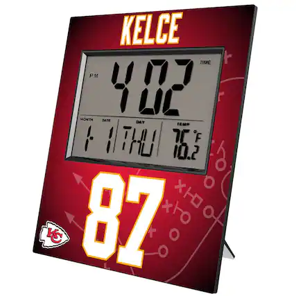 KELCE
TIME: 4:02 PM
MONTH: 1
DATE: 11
DAY: THU
TEMP: 76°F
87
KC