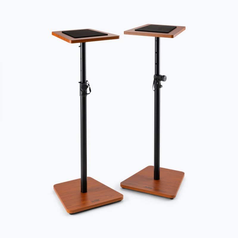 On Stage Stands - On-Stage SMS7500RB Wood Studio Monitor Stands ( Pair) - Rosewood