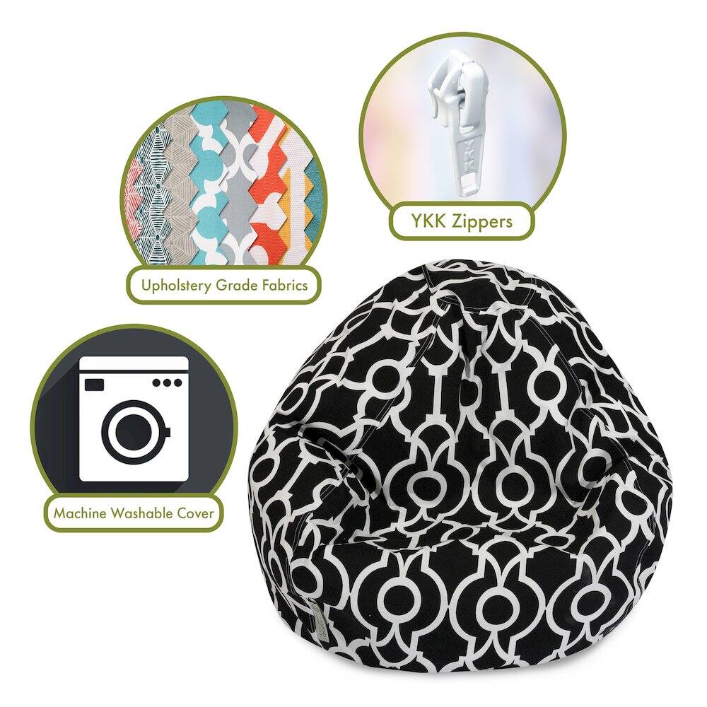 - Upholstery Grade Fabrics
- YKK Zippers
- Machine Washable Cover