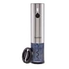 Front. Ivation - Rechargeable Automatic Wine Opener, Electric Wine Bottle Opener W/LED Lights & Foil Cutter - Silver.