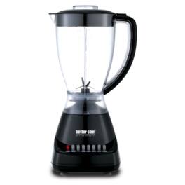 Better Chef - 10-Speed 400W Plastic Jar Blender - Black