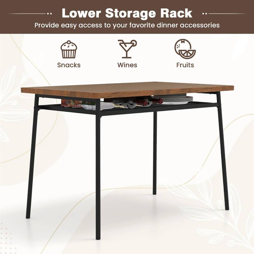 Lower Storage Rack  
Provide easy access to your favorite dinner accessories  
- Snacks  
- Wines  
- Fruits