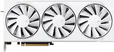 Front. XFX - Swift AMD Radeon RX 9070XT 16GB GDDR6 PCI Express 5.0 Gaming Graphics Card - White.